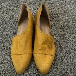 Mustard yellow catherine malandrino flats